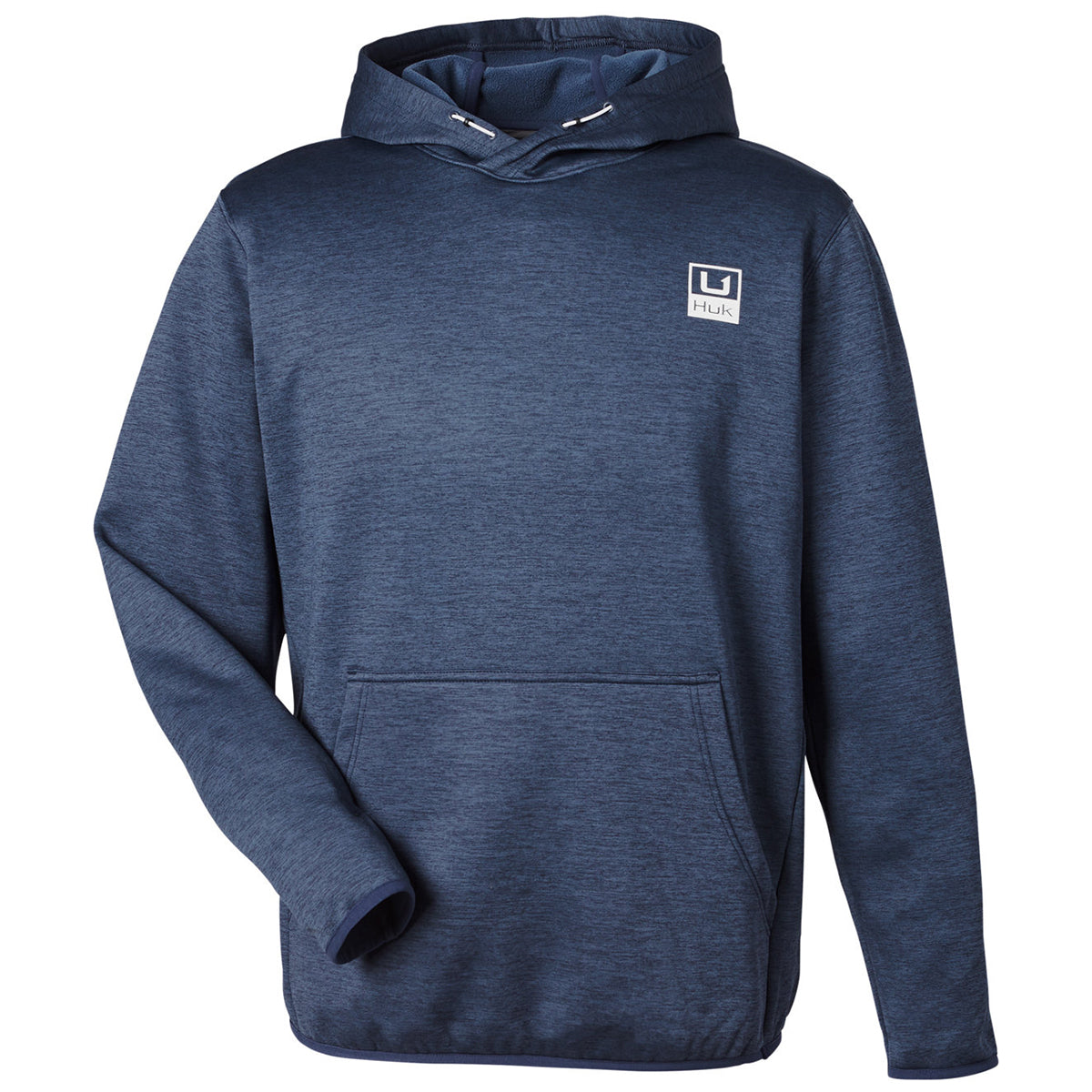 HUK Men's Naval Academy Heather Performance Hooded Fleece Pullover - The Ultimate Warmth & Style