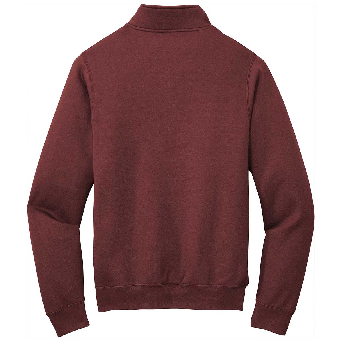 Port & Company Men's Stunning Maroon Core Fleece 1/4 Zip Pullover Sweatshirt