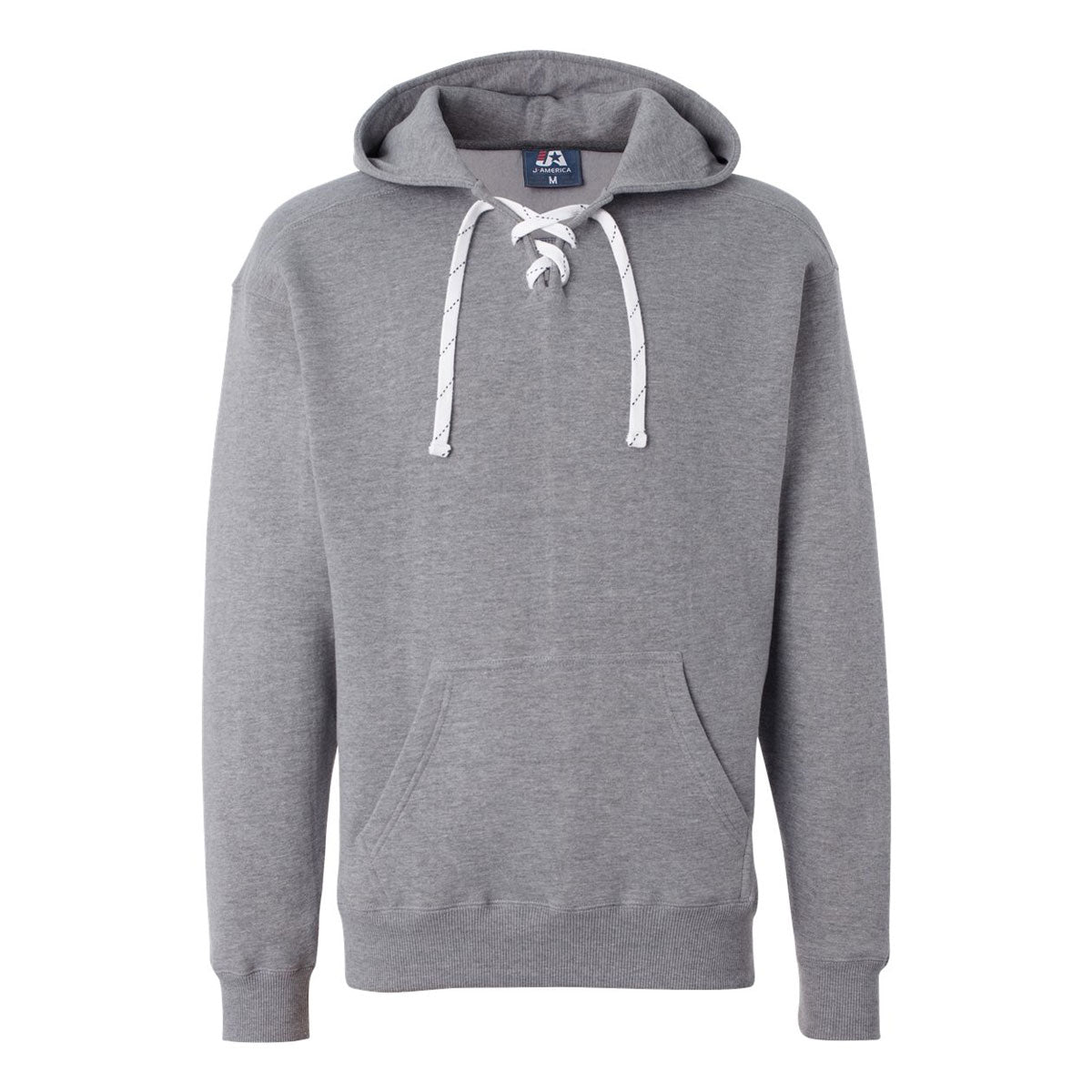 J. America Men's Premium Oxford Sport Lace Hooded Sweatshirt