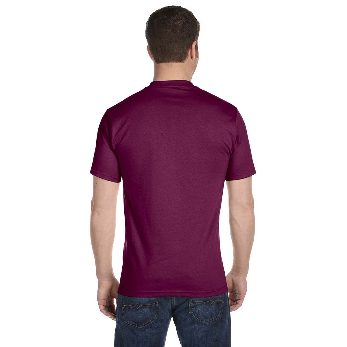 Gildan Unisex Maroon 5.5 oz. 50/50 Moisture-Wicking T-Shirt