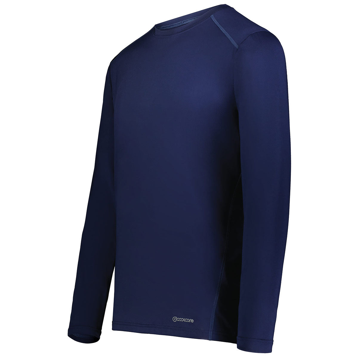 Holloway Men's Navy Coolcore Long Sleeve Tee: A Must - Have for Active Men