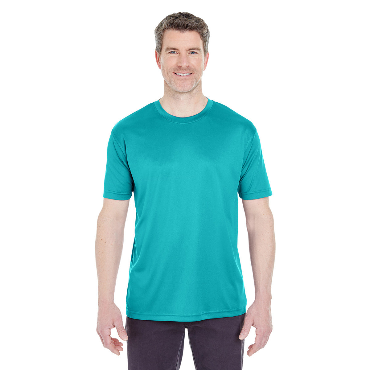 UltraClub Men's Jade Cool & Dry Sport Interlock T-Shirt: The Ultimate Performance Wear
