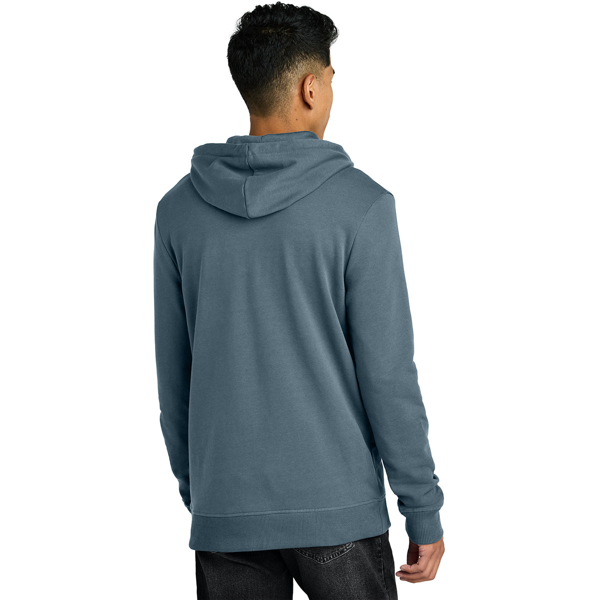 tentree Men's Stunning Vintage Blue Organic Cotton Fleece Full-Zip Hoodie - A Must-Have!