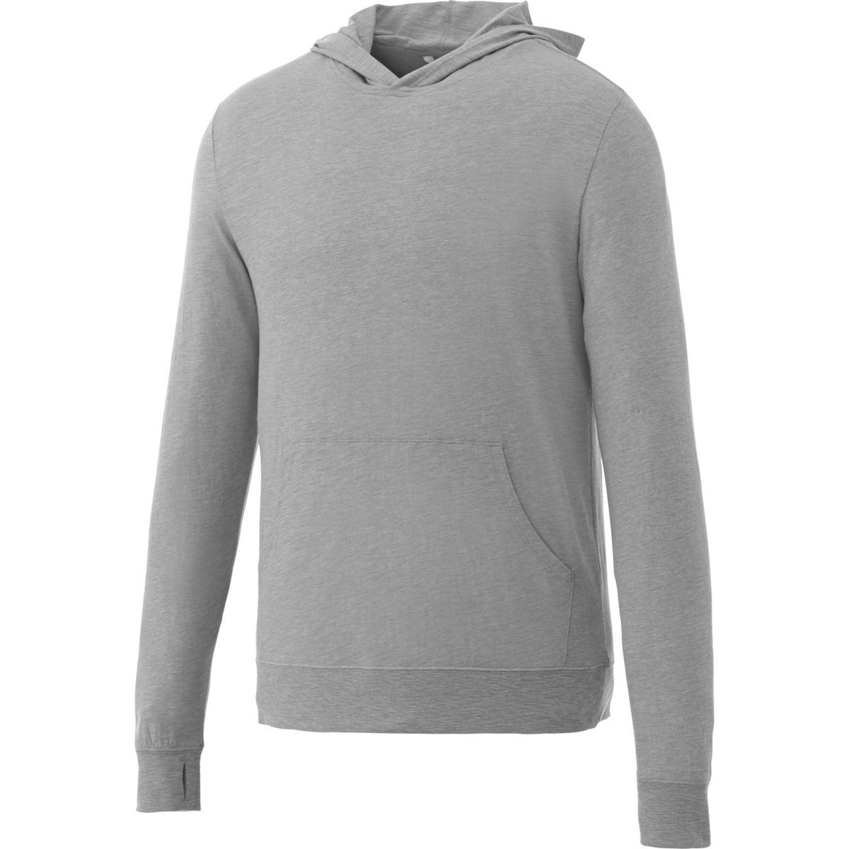 Elevate Men's Stylish Heather Grey Howson Knit Hoodie
