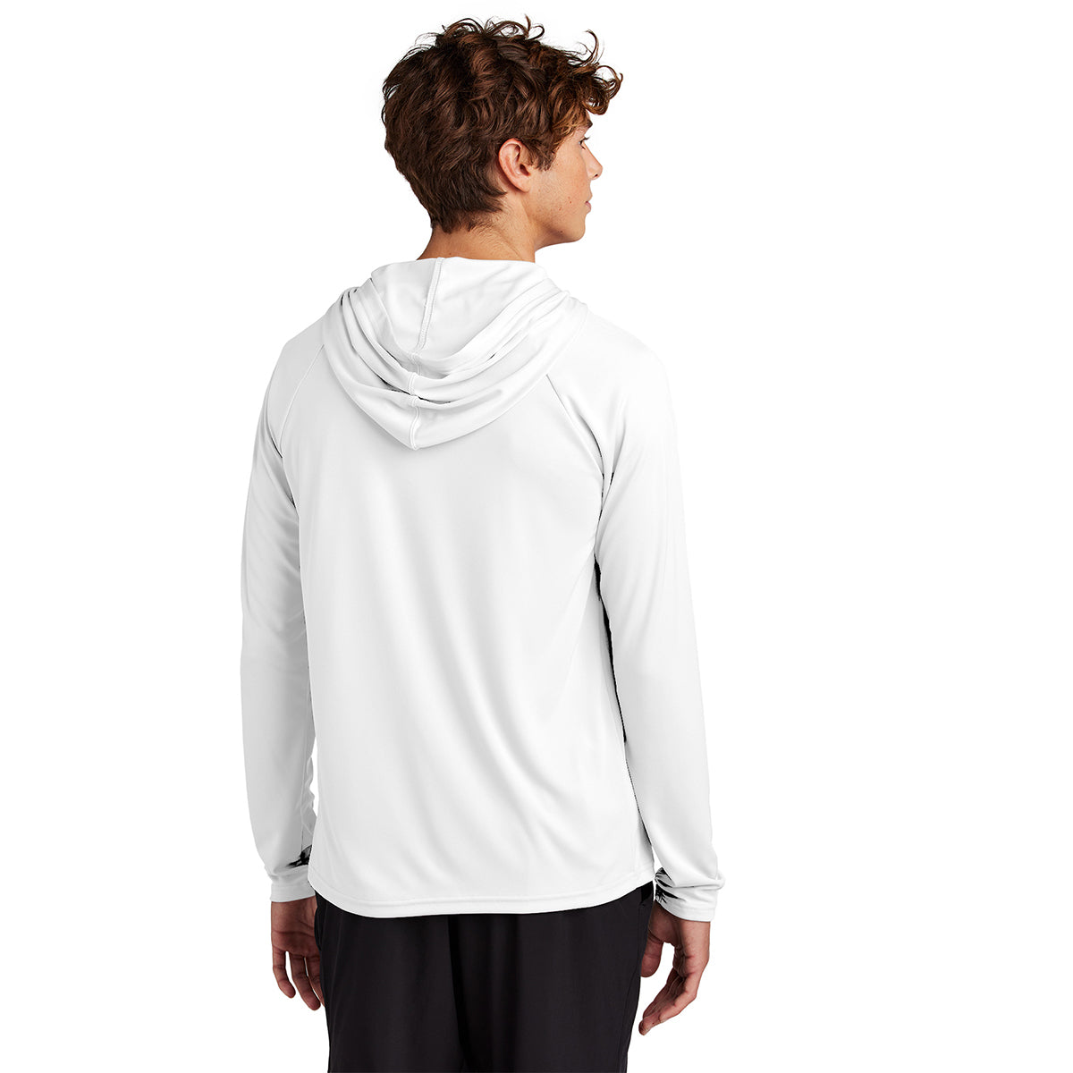 Port & Company Men's Premium White Performance Pullover Hooded Tee