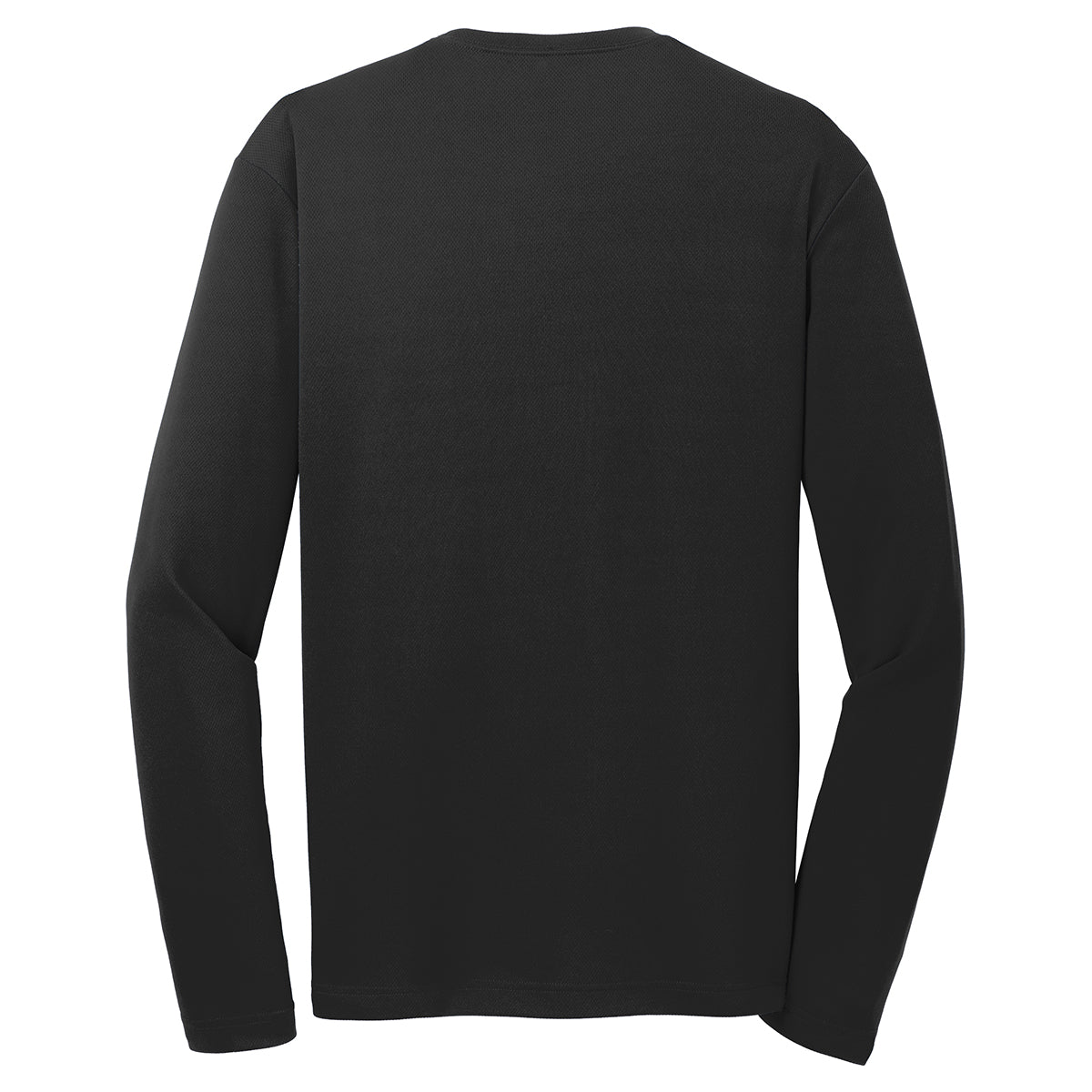 Sport-Tek Men's Black PosiCharge RacerMesh Long Sleeve T-Shirt: The Ultimate Corporate Apparel!